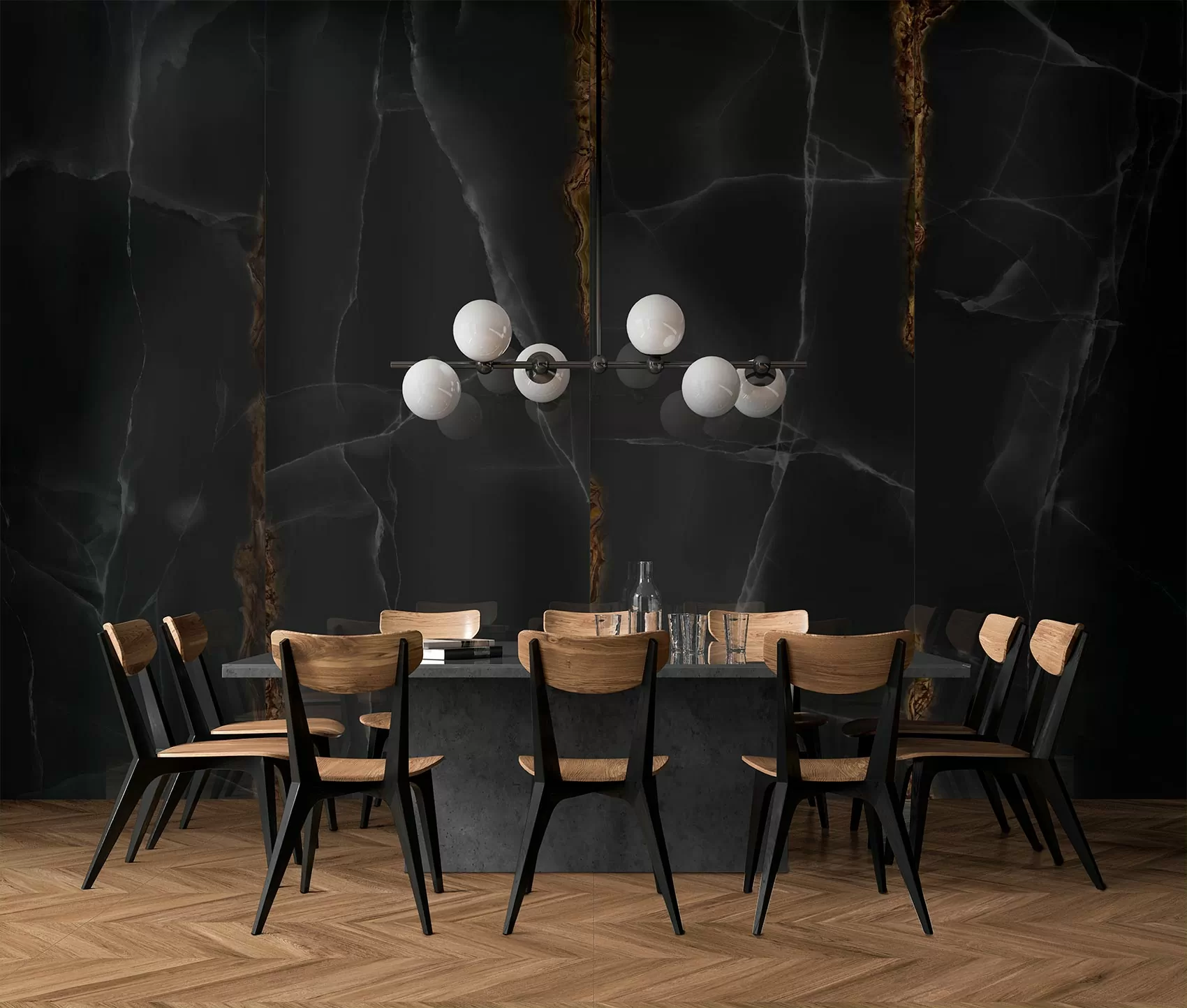 Керамогранит Onice Black Polished 120x300