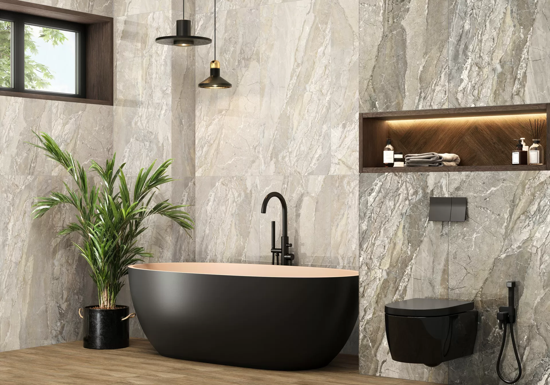 Керамогранит 60120INL25P Mineral Graphite полированный 600x1200x7