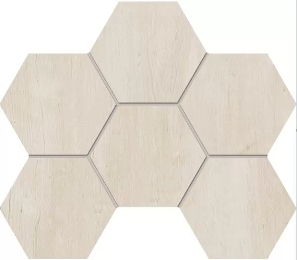 Мозаика SF01 Мозаика Soft Wood Nordic Hexagon неполированная 25x28.5