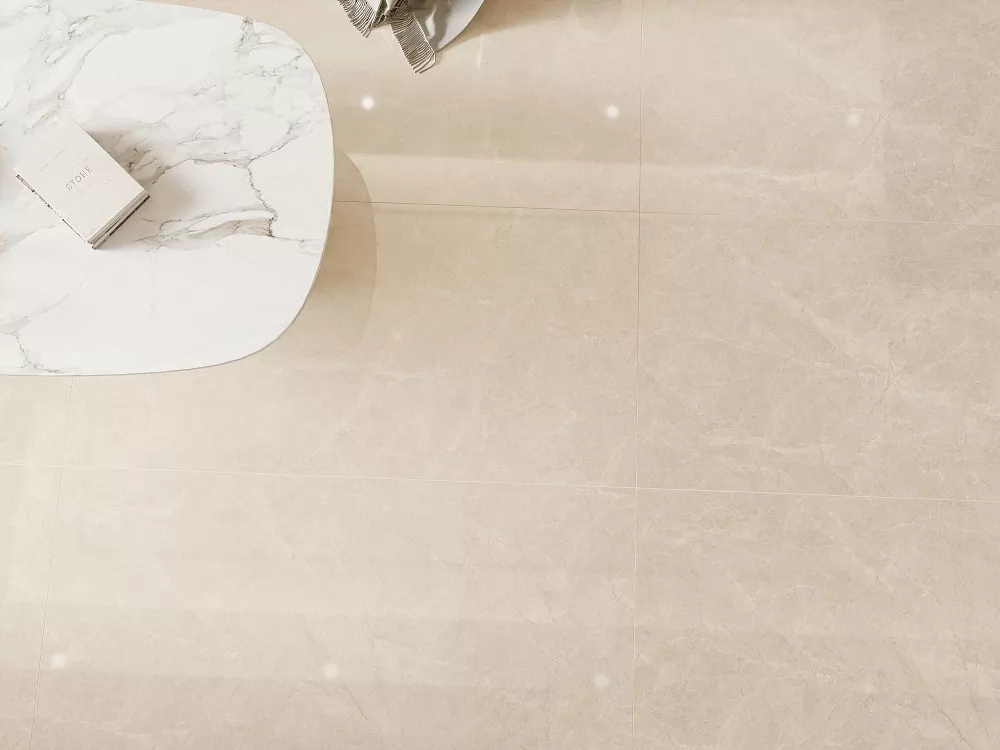Керамогранит BHW-0025 Marfil Beige Polished (Sinking Ink) 600x1200x8