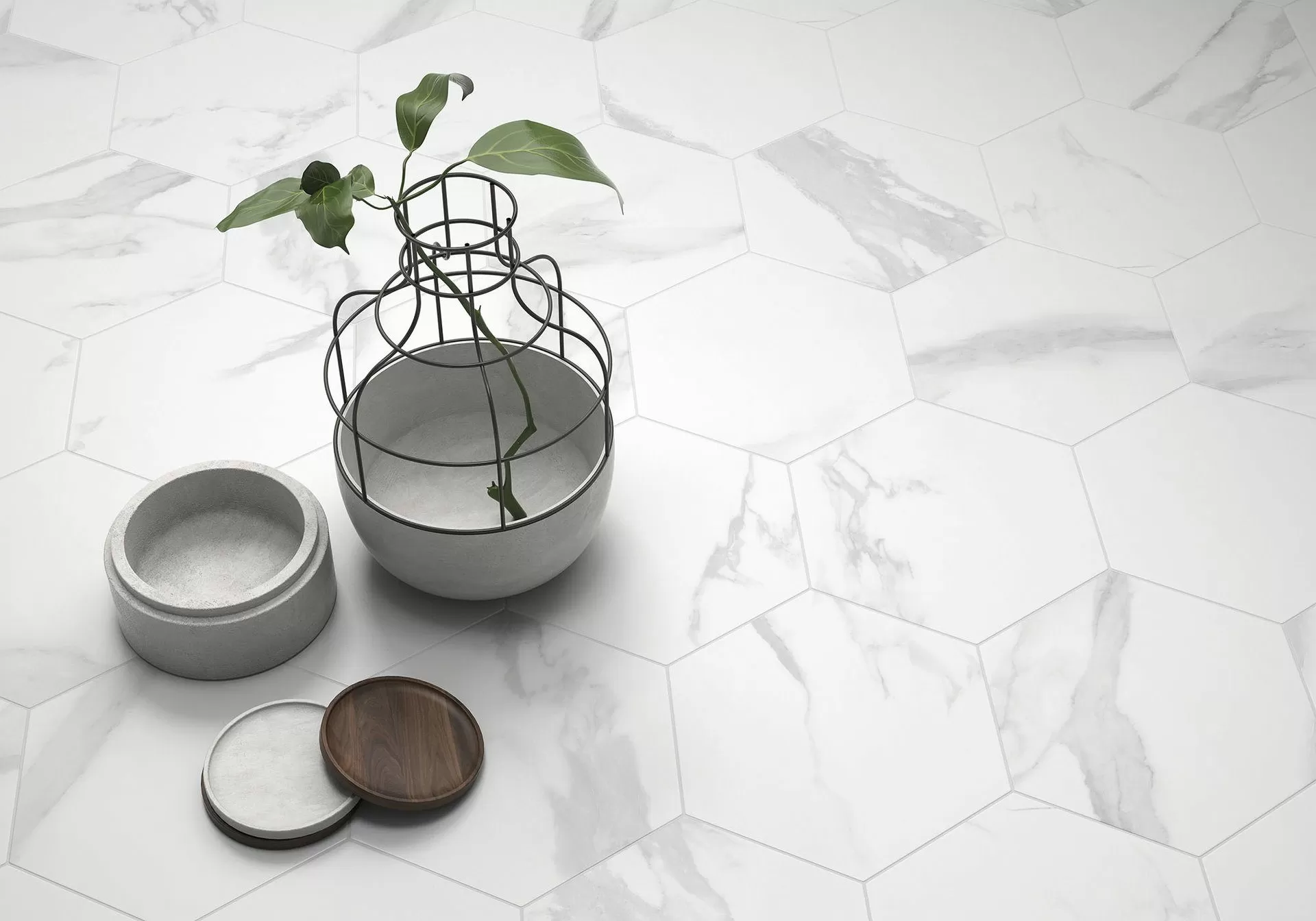 Керамогранит White Soul Hexa Matt 23х27