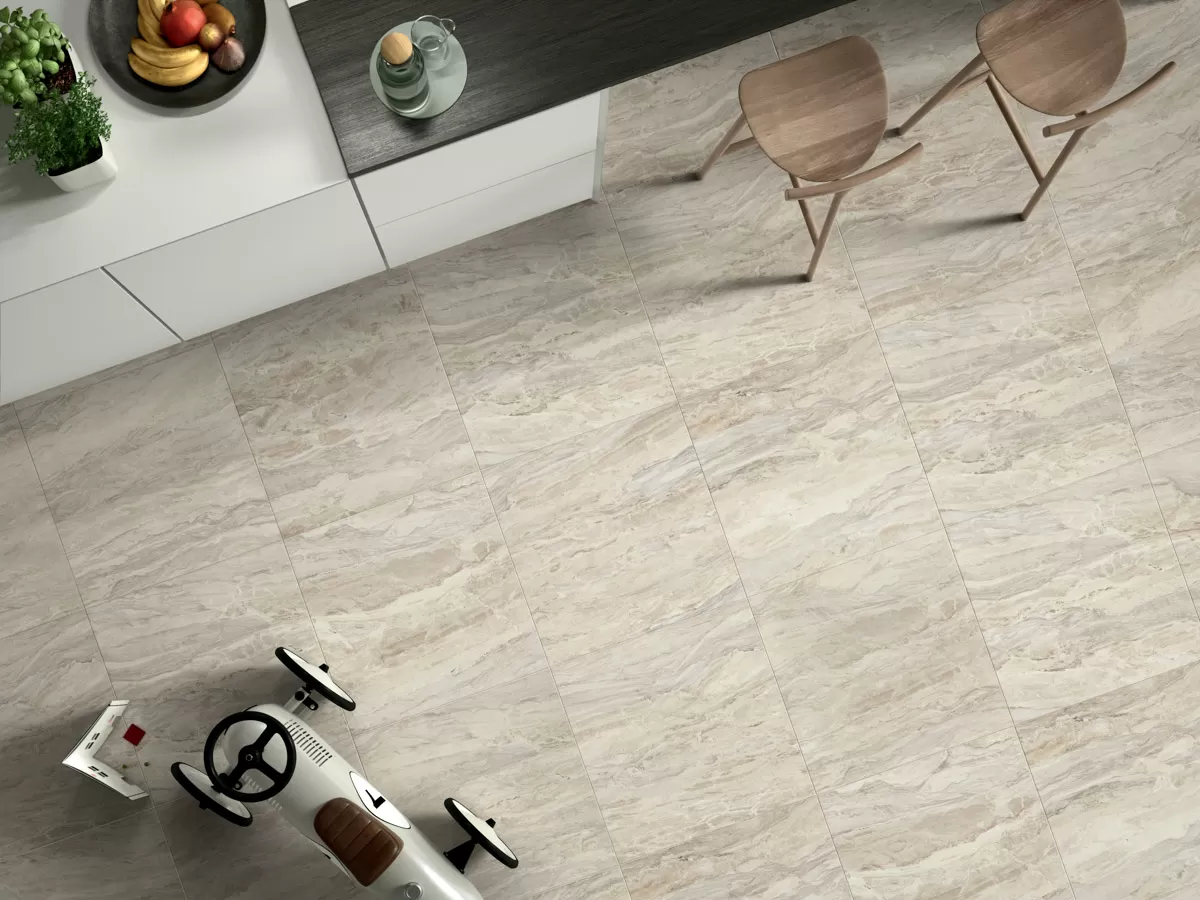 Керамогранит GN12612R Gemstone Ivory Rett 58.5x117.2