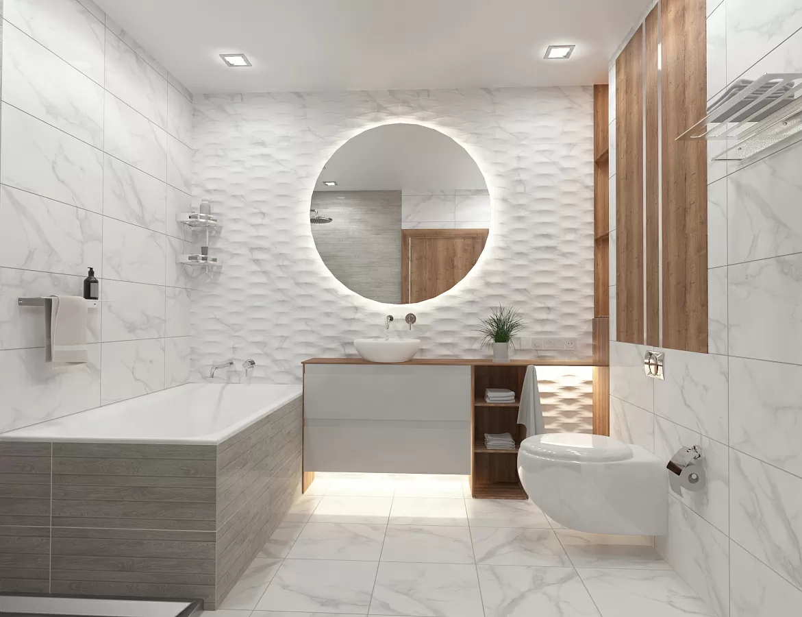 Плитка Декор Calacatta Bianco 31.5x63