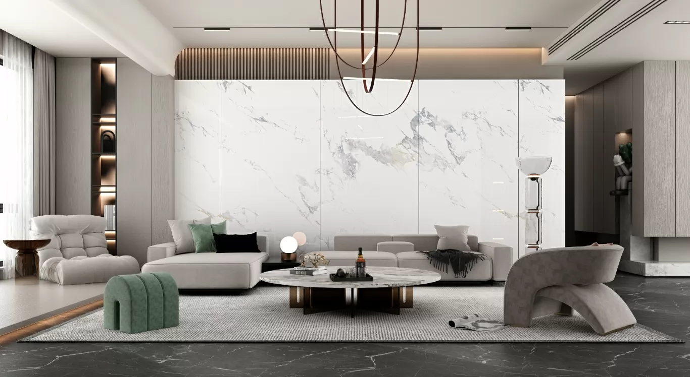 Керамогранит NTT3012P Calacatta Black 120x240