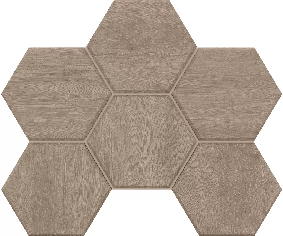 Мозаика Мозаика CW02 Classic Wood Hexagon неполированная 25x28.5