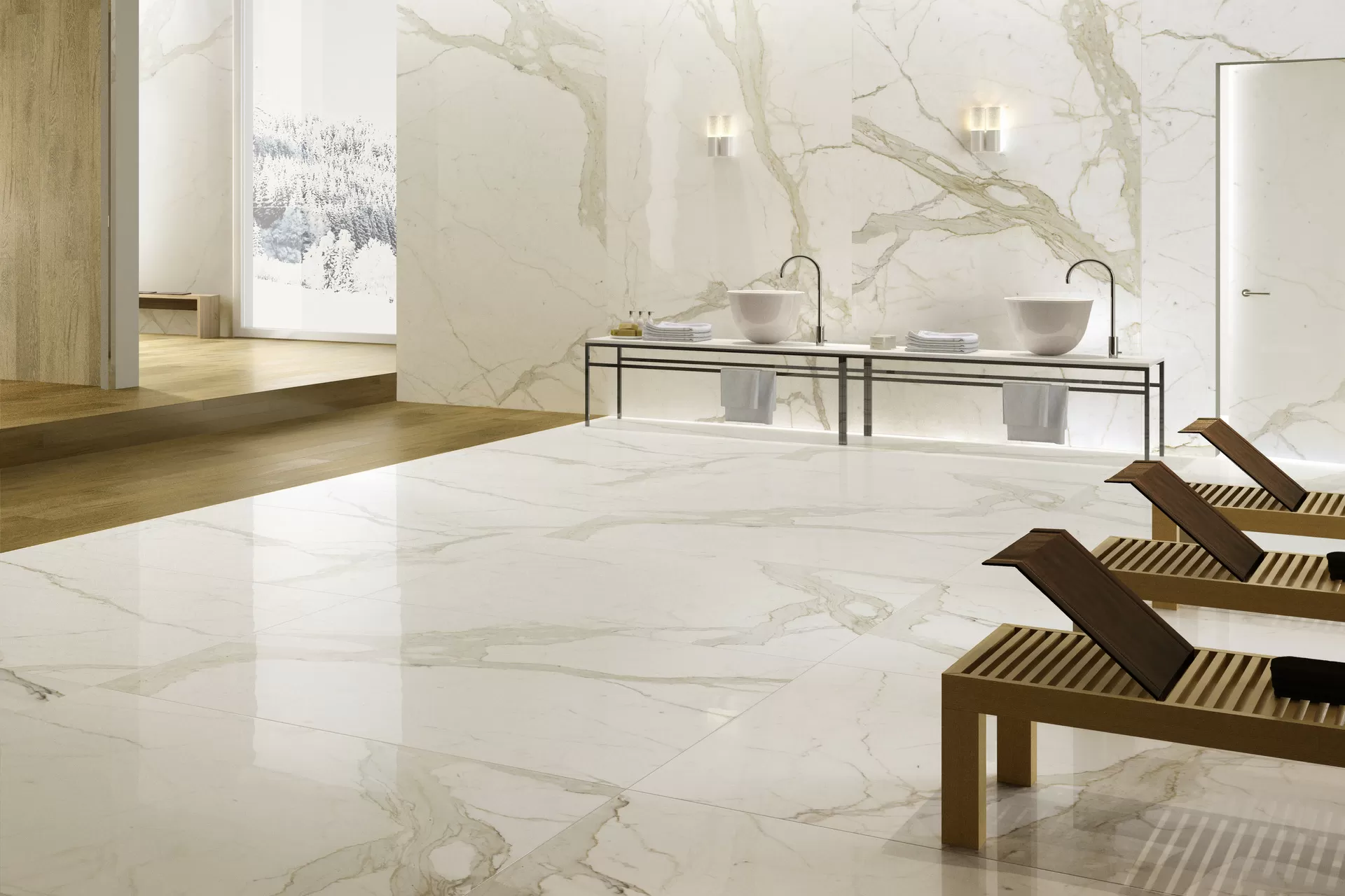 Керамогранит P315652MF6 Marmi Crema Avorio Naturale 150x300
