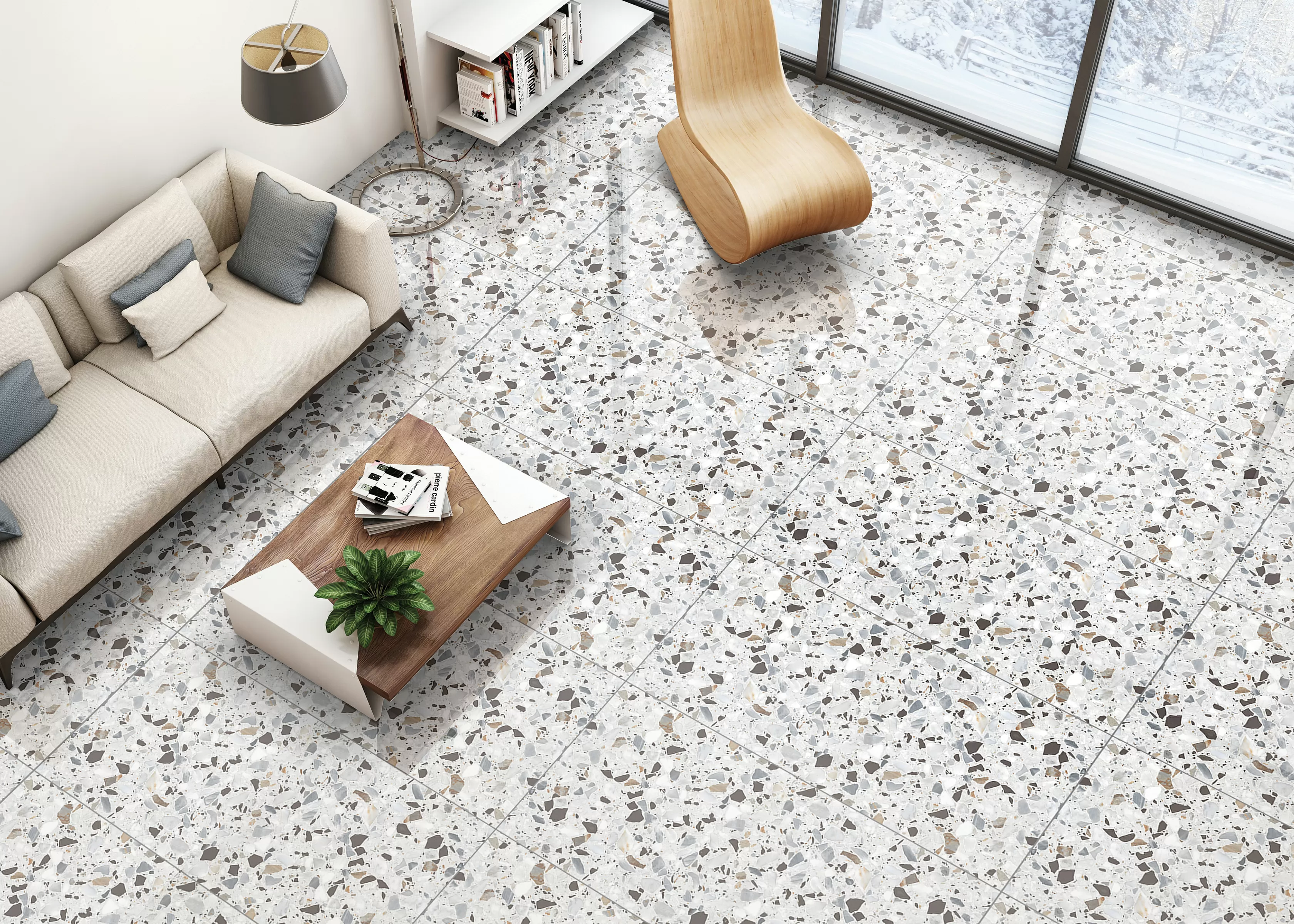 Керамогранит TZ612NTT9502L Terrazzo 60x120
