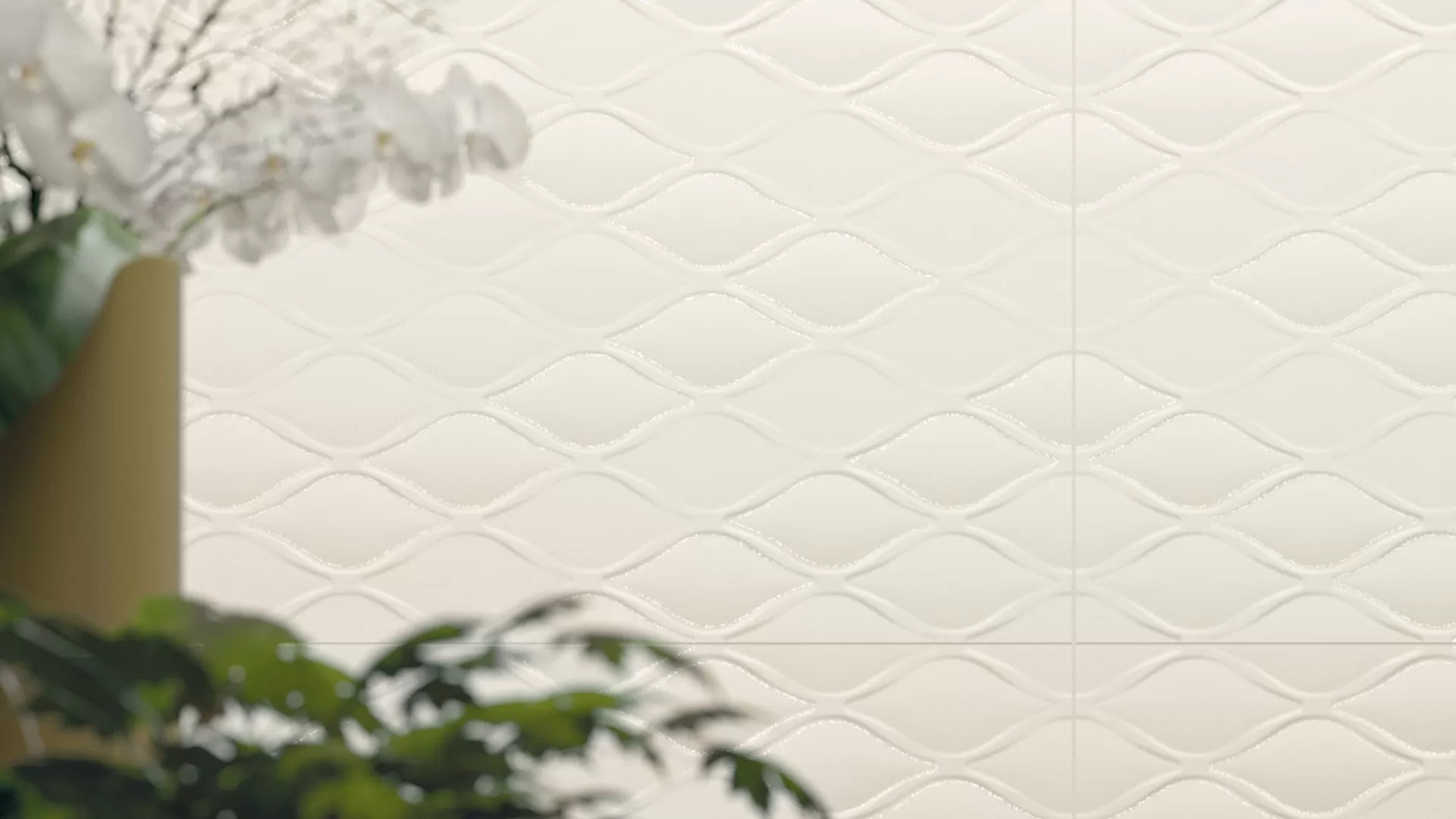 Плитка D730 4D Chevron White Matt 40х80
