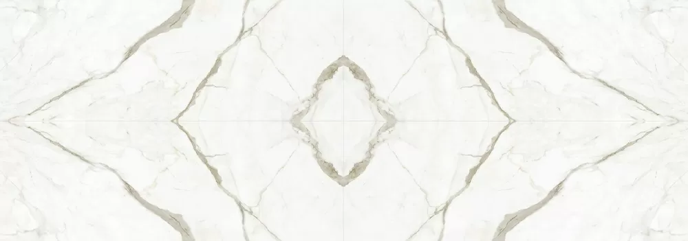 Керамогранит LAMFFM0034_IT I Naturali Marmi Calacatta Oro Venato Lucidato Bookmatch face A 1000x3000x5.6