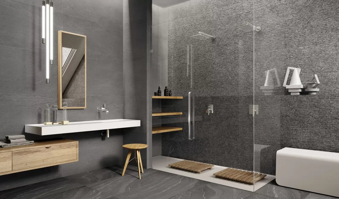 Керамогранит ED5X (98G90R) Stone Talk Martellata White Nat.Ret. 60x120
