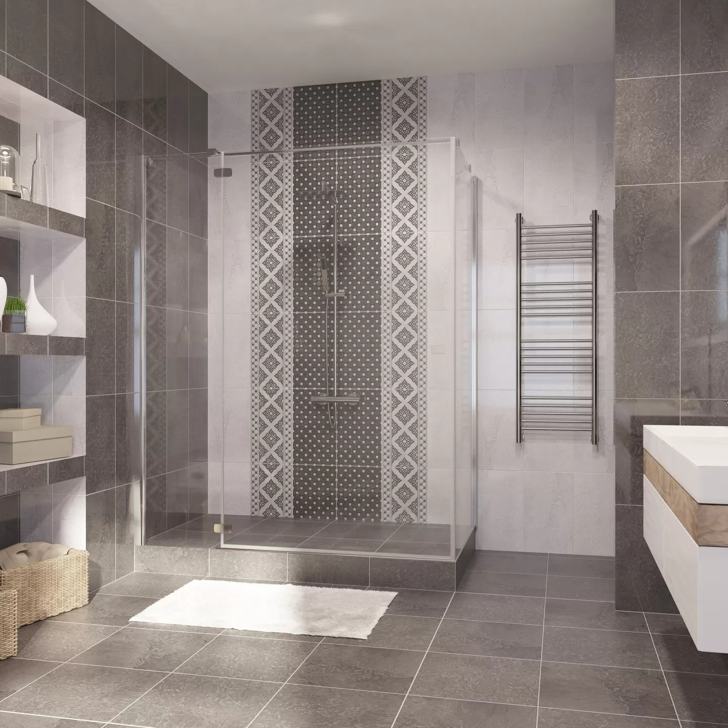 Керамогранит Elegance Grey PG 01 45x45
