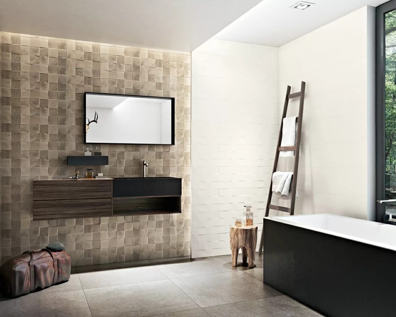 Плитка Daikiri Grys Wood 25х75
