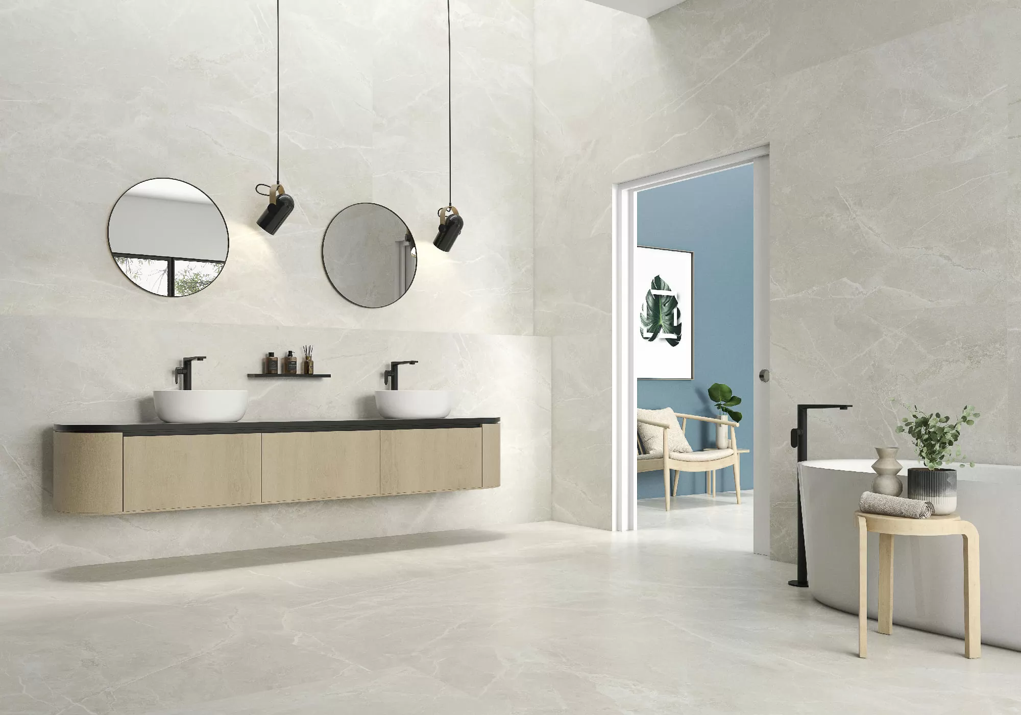 Керамогранит RLV Fior Di Bosca Marengo Polished 60x120
