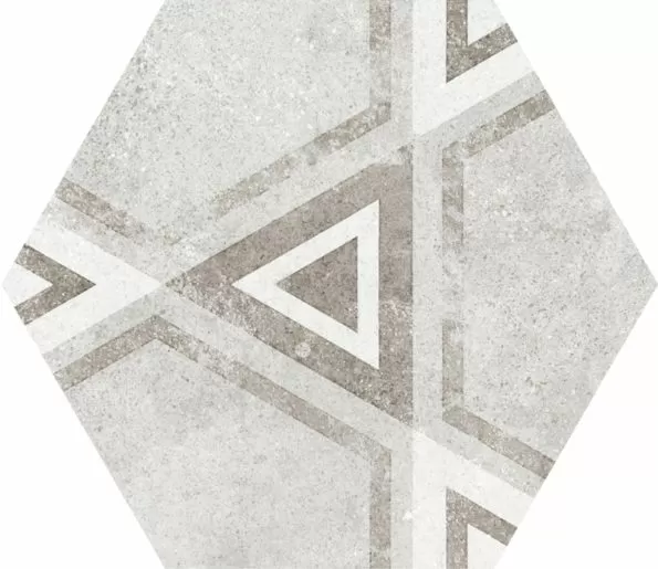 Керамогранит 22099 Hexatile Cement Garden Grey 17,5x20 (17 видов паттерна)