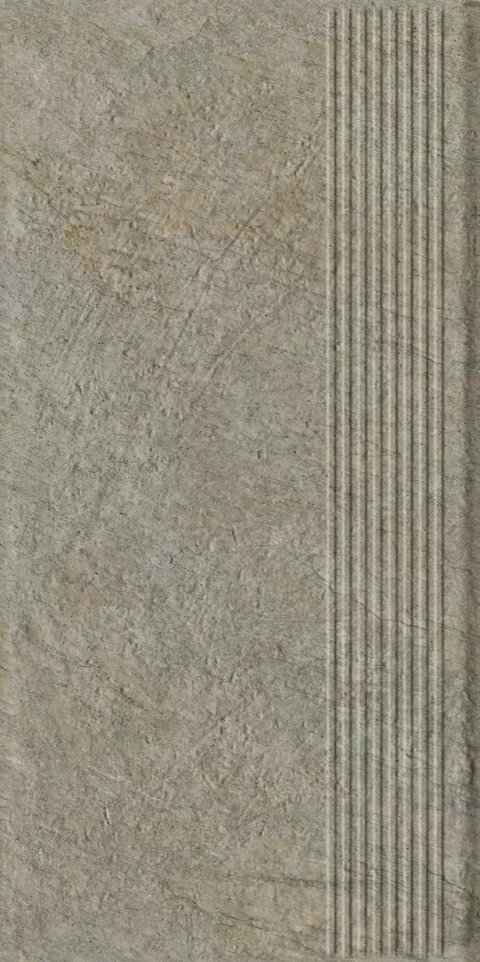 Клинкерная плитка Eremite Taupe Stopnica Prosta Struktura Mat 30x60