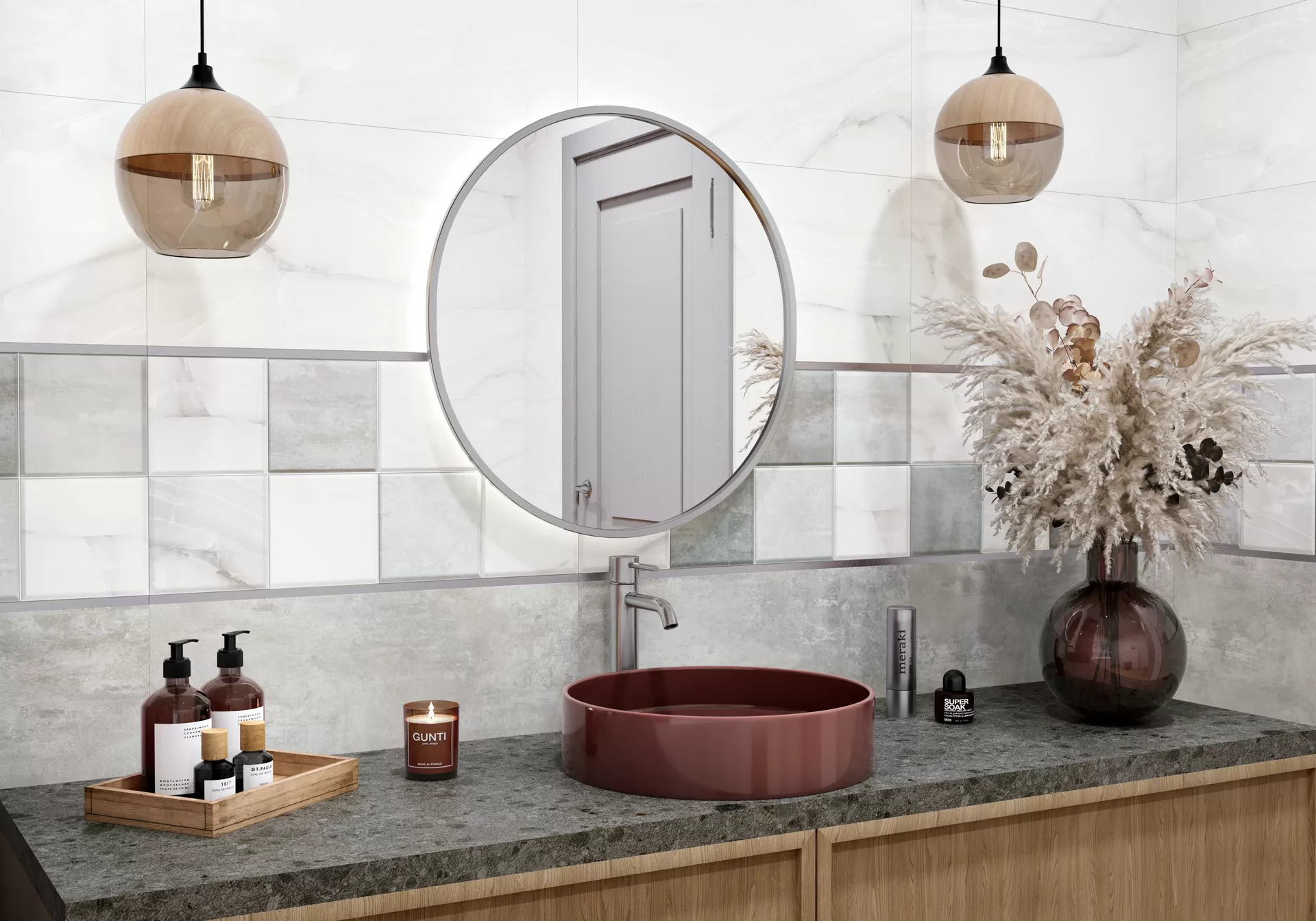 Плитка WT36TIT25 Titan Dark 300x600x9
