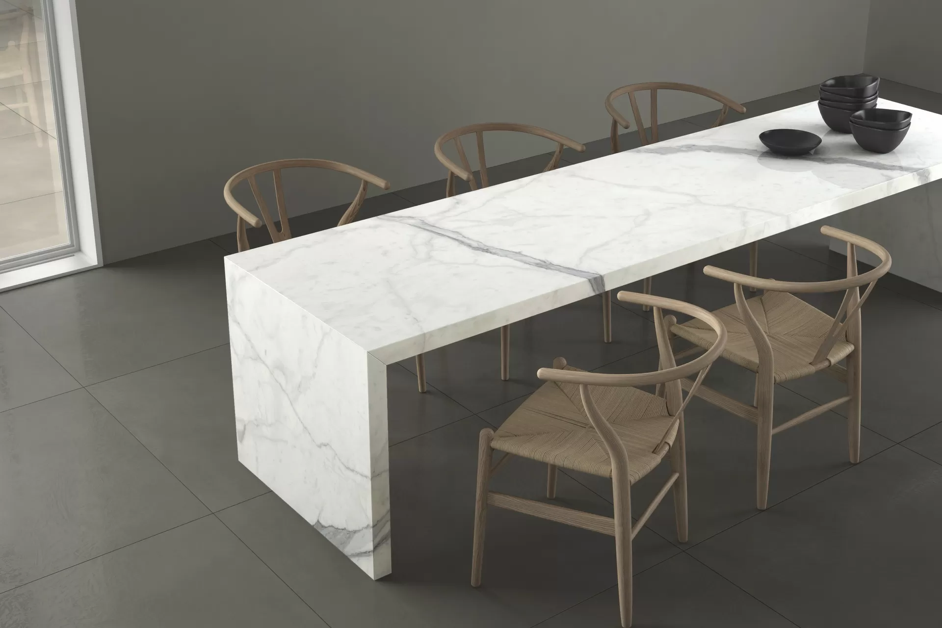 Керамогранит L315189MF6 Marmi Thassos Lucido 150x300