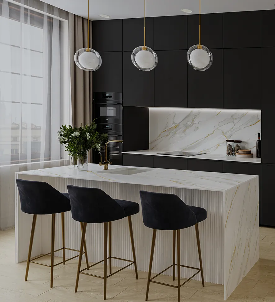 Керамогранит Travertine Grey Matt Carving 3200х1600х12