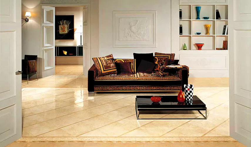 Керамогранит 114702 Palace Stone Рельефный золотой 9,8x39,4
