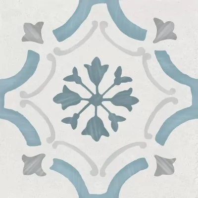 Керамогранит Sirocco Blue Ornate 22,3x22,3