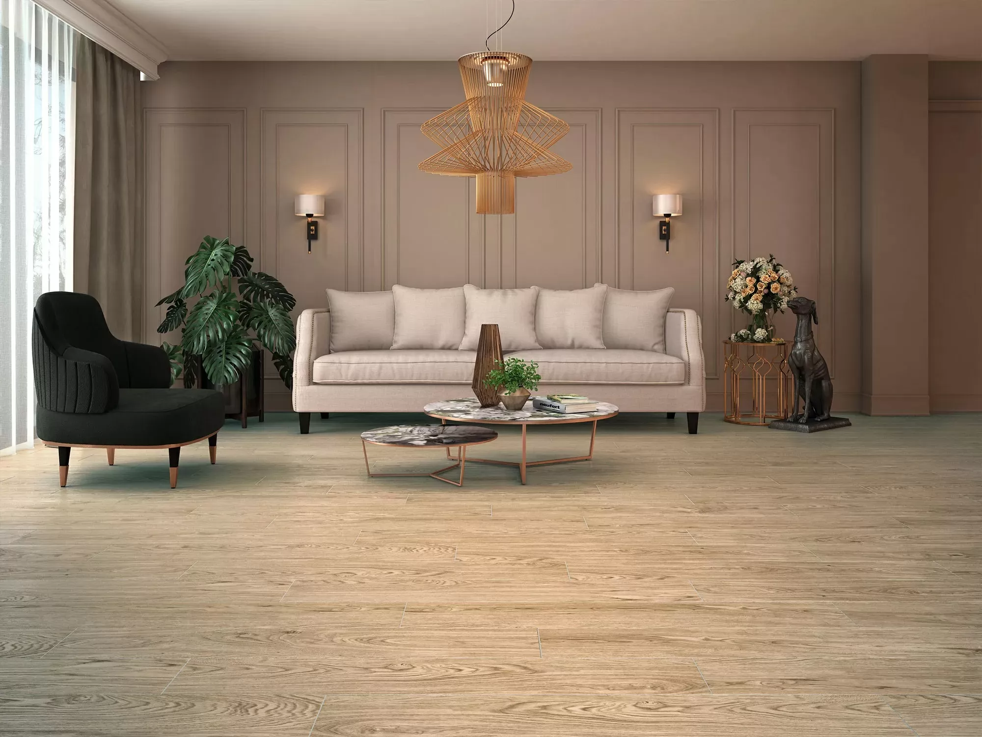 Керамогранит Tundra Natural 20x120