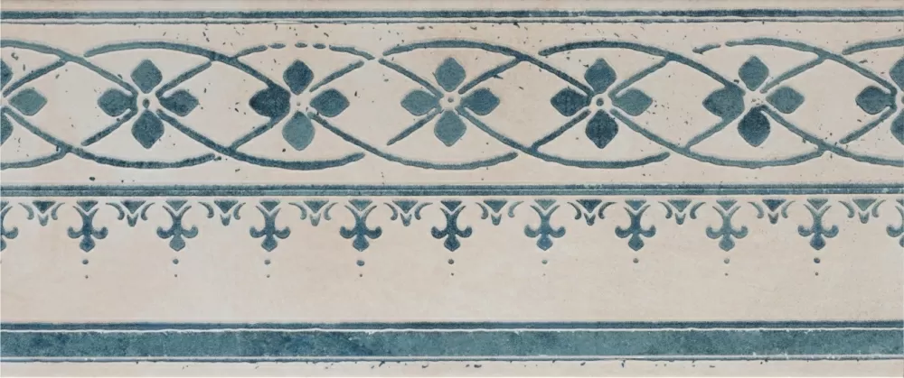 Плитка СD672S Stencil Aqua 30.5х72.5