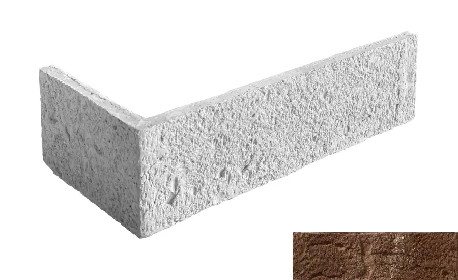 Искусственный камень Угловой элемент Перт 103 23,4/11,3x7x1,2