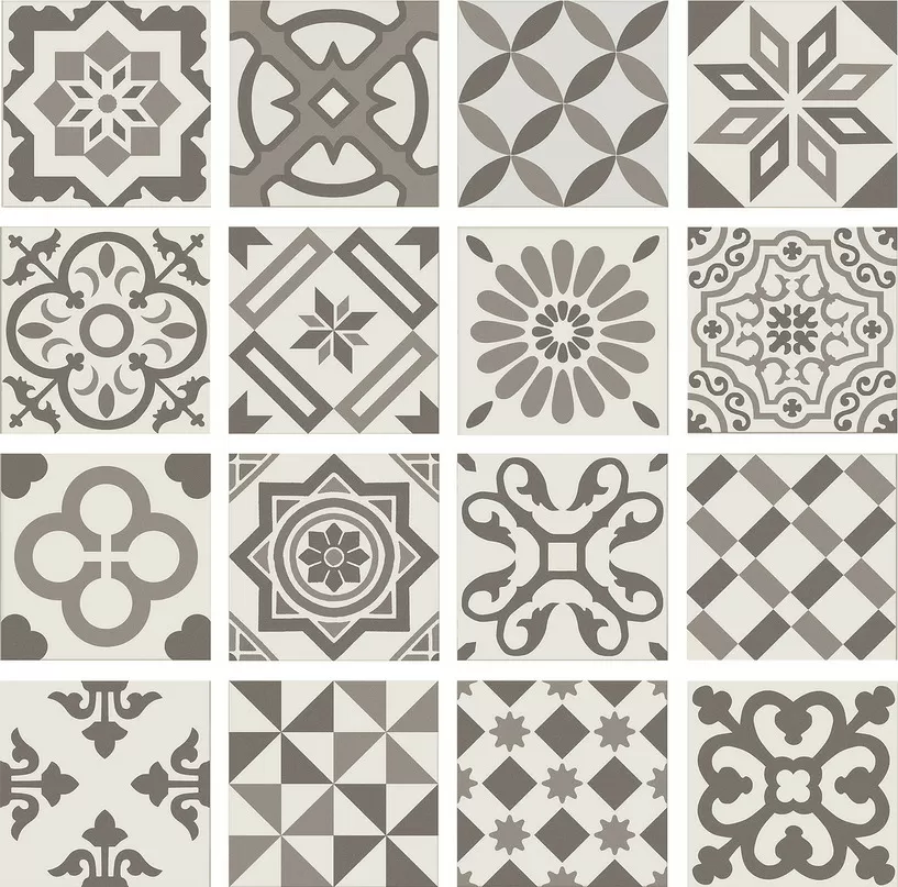 Плитка PT01951 ANTIGUA DECOR GRIS 20X20