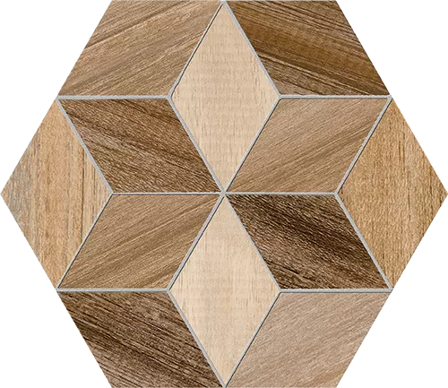 Керамогранит Hexagono Freret Multicolor 23x26,6