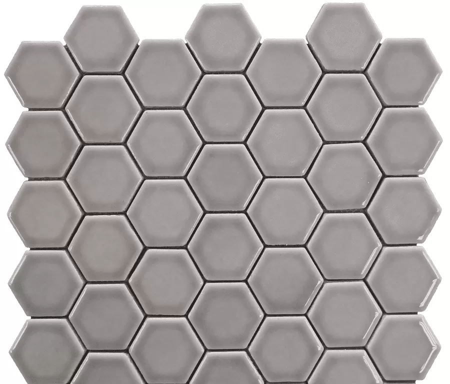 Мозаика Grey Hexagon 30.15х30.15