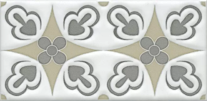 Плитка STG/A620/16000 Клемансо орнамент 7.4*15