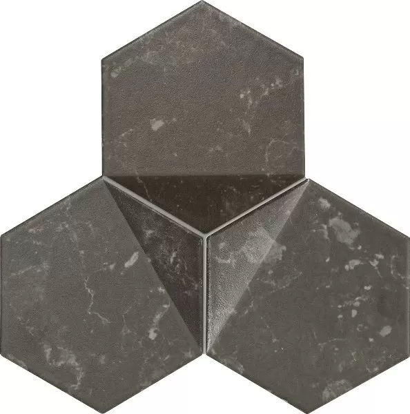 Мозаика Scoria black 19.2x16.5