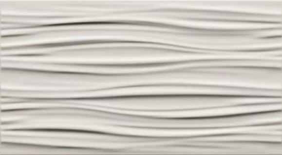 Плитка 600010001987 3D WHITE WALL Curvy White 30,5x56