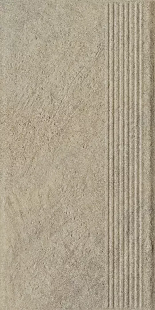 Клинкерная плитка Eremite Crema Stopnica Prosta Struktura Mat 30x60