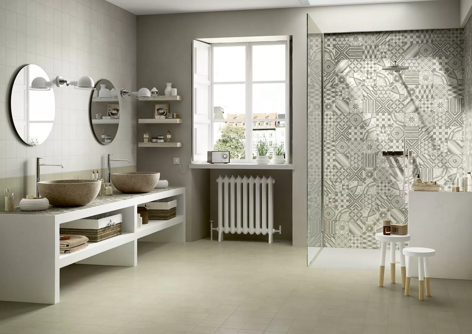 Керамогранит MM58 Block Grey Rett 90x90