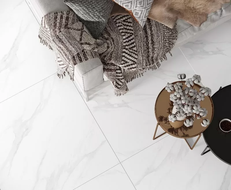 Керамогранит Marmara white белый 80x80
