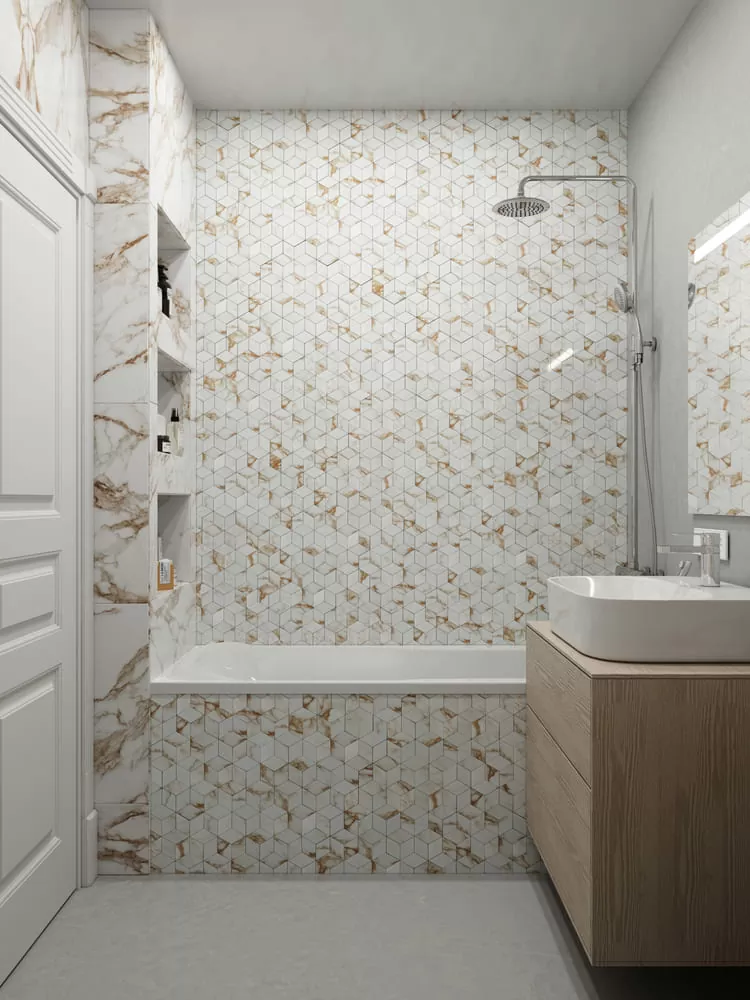 Мозаика Mosaic Daina Beige 300x300