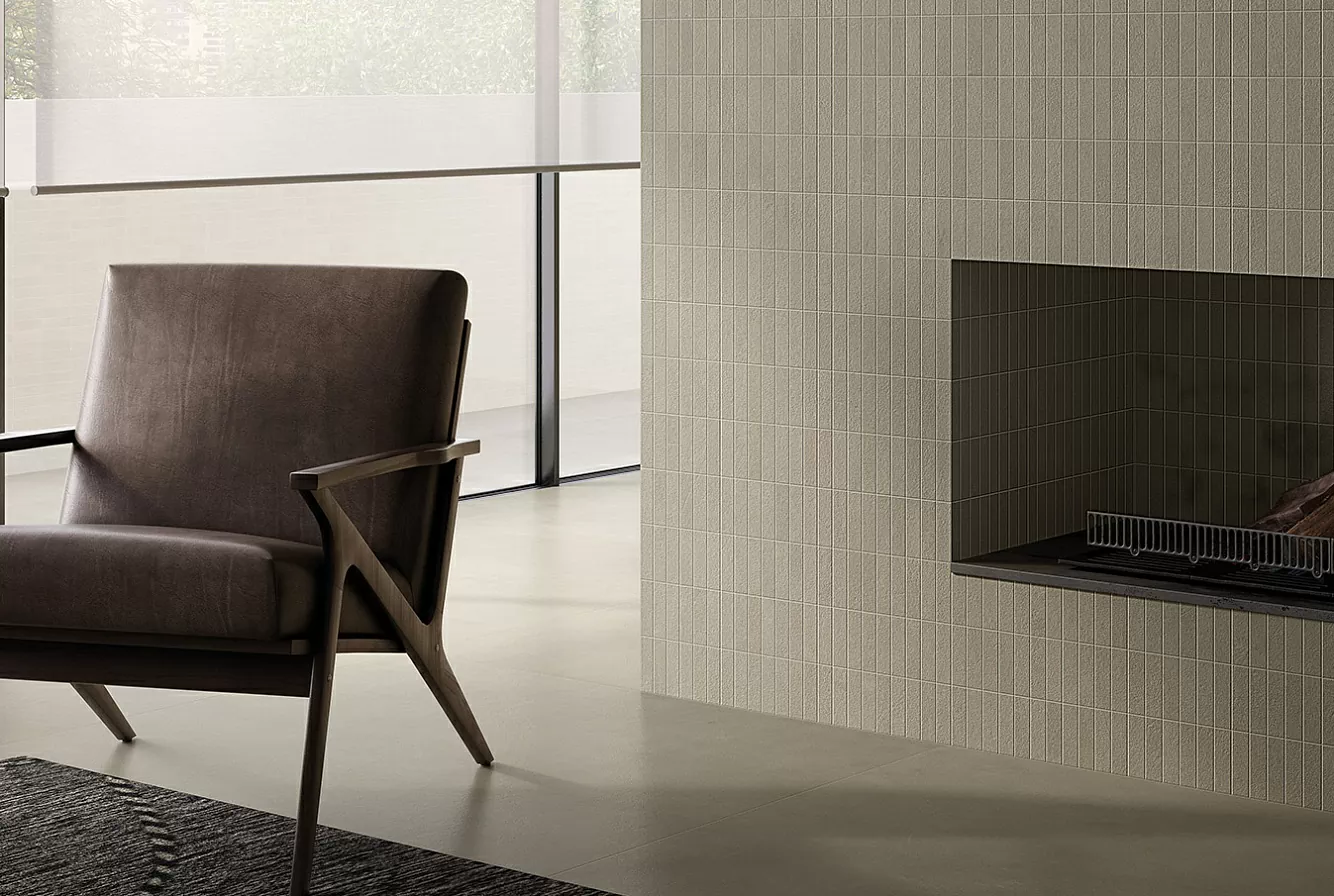 Керамогранит FL05BAC I Cementi Greige Ciottolo SQ. RealUp/StrideUp 60x120
