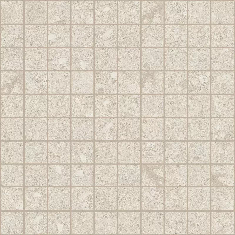 Мозаика 767030 Elemental White Limestone Mosaico Nat 3x3 30x30