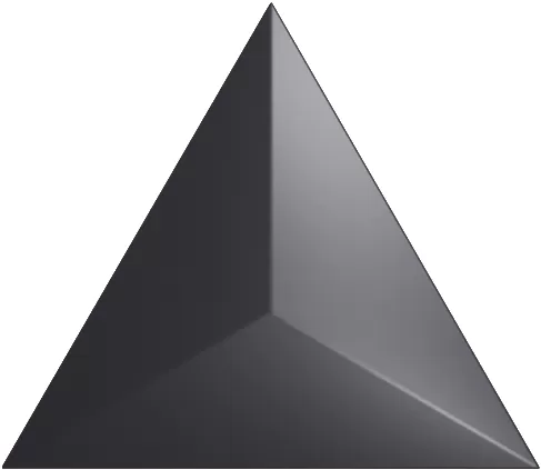 Плитка 218242 Traingle Level Black Matt 15x17