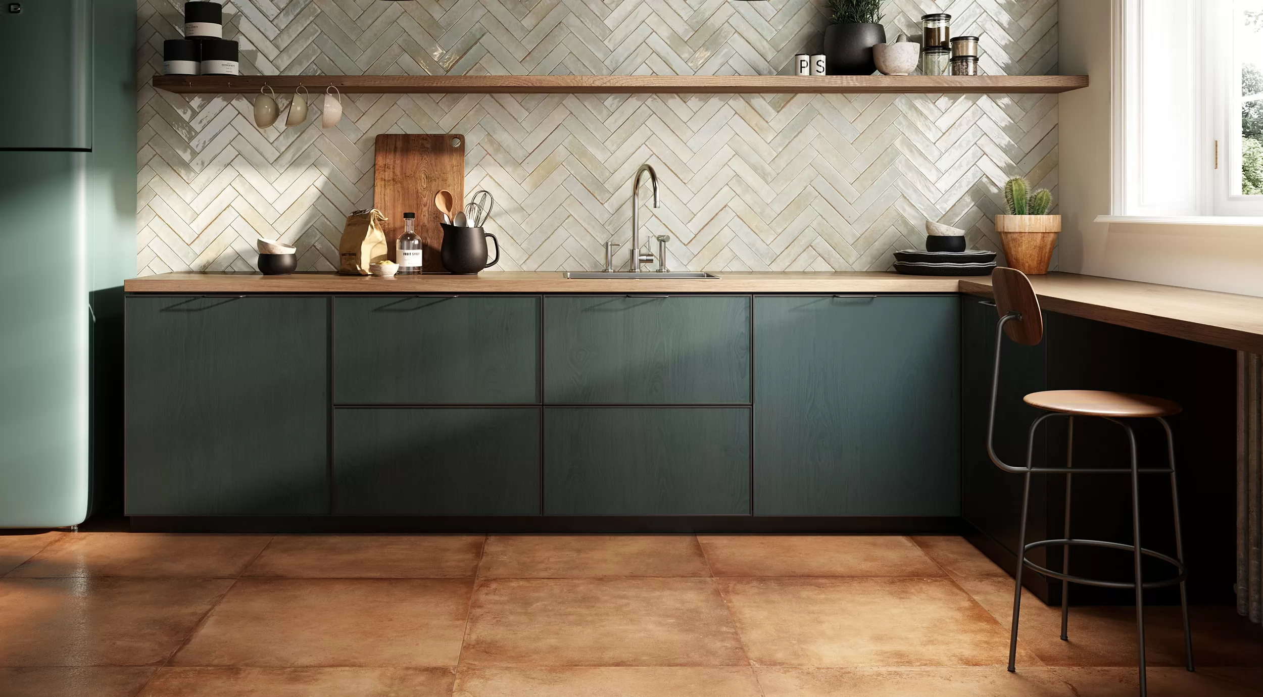 Керамогранит J89747 Manhattan Ivory Rett. 80x80