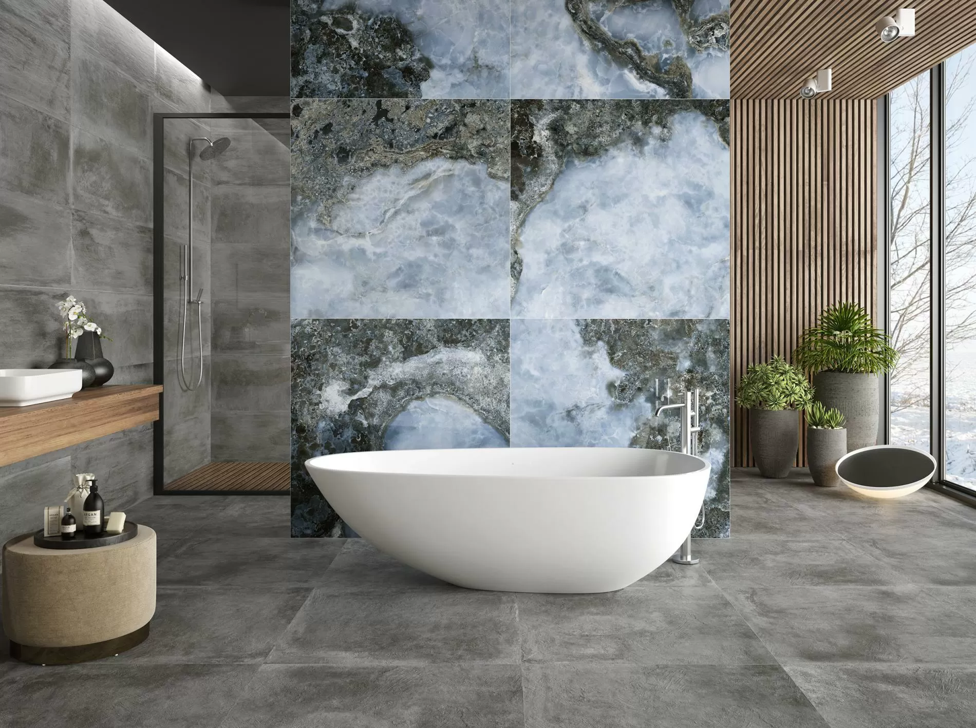 Керамогранит Cr. Lux Danae Navi Leviglass 75x150