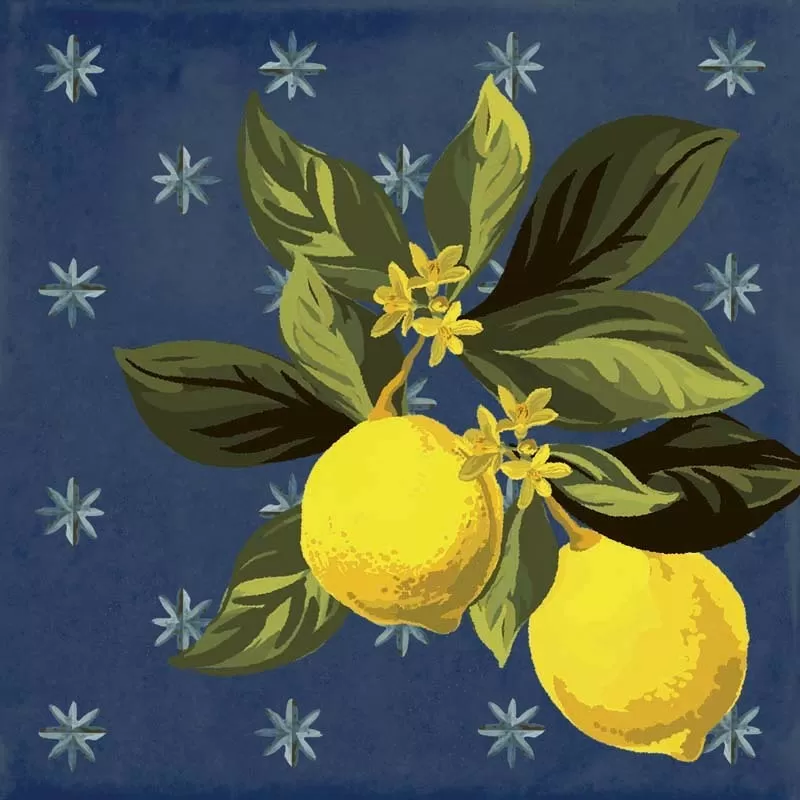 Керамогранит Giardino Blu Mix Luc 20x20