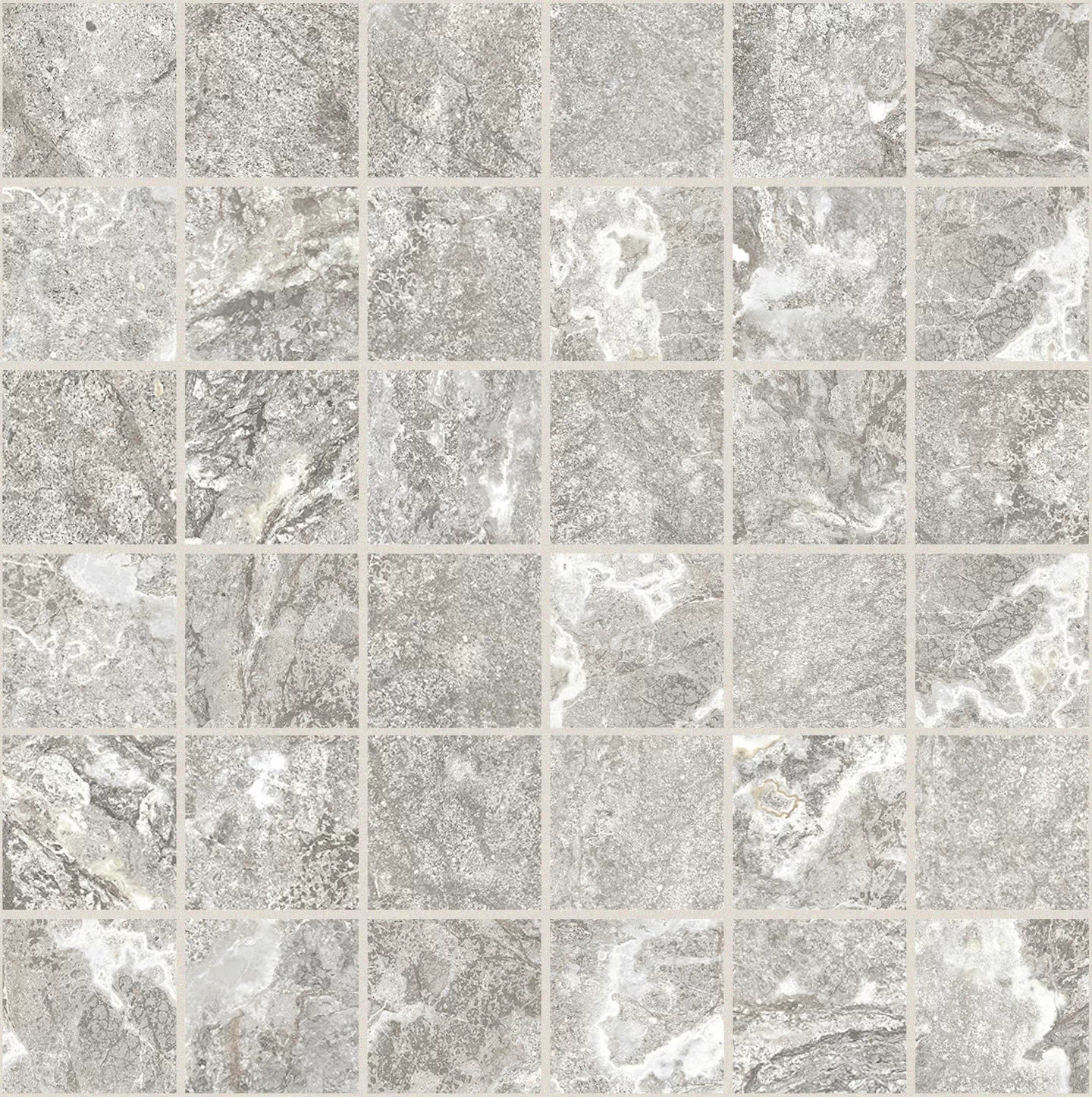 Мозаика 767650 Onyx&More White Porphyry STR Mosaico 5x5 30x30