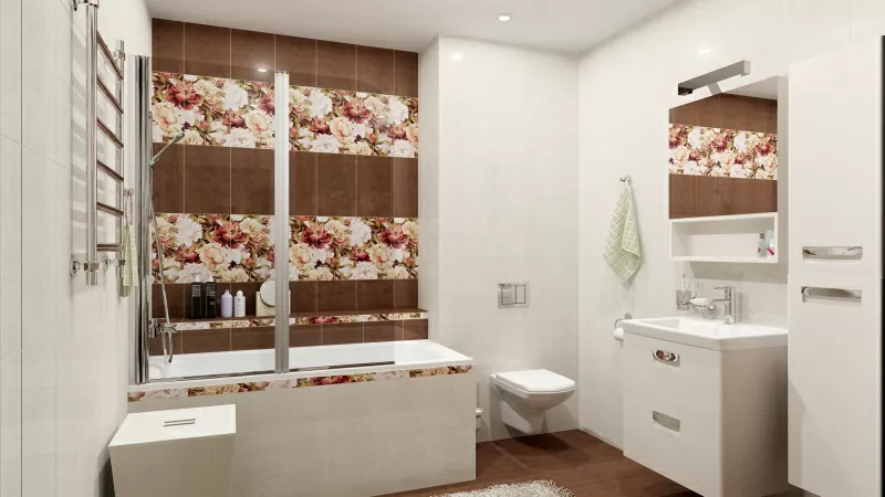 Плитка Декор Peony d12 12x12