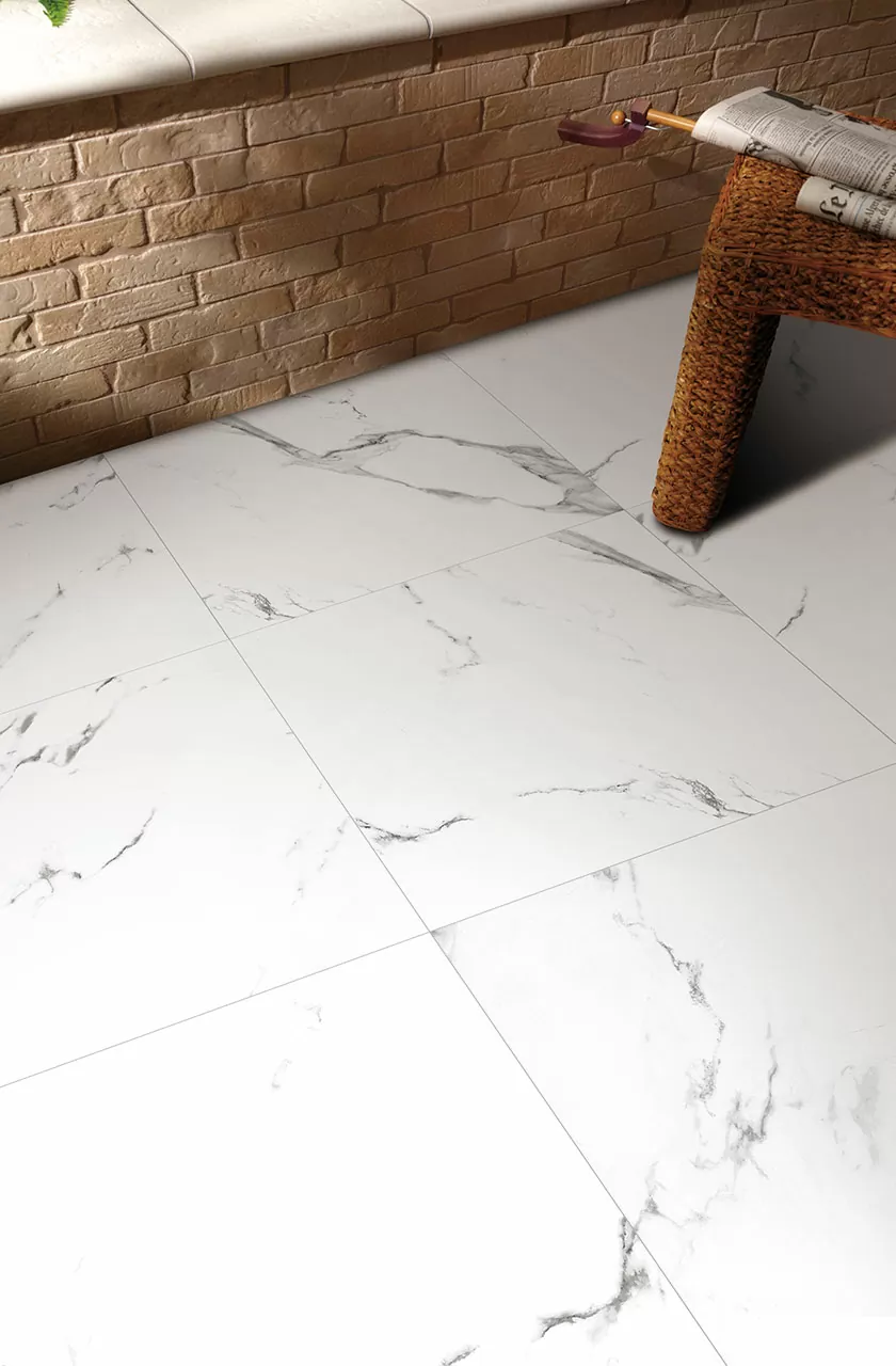 Керамогранит NTT9121P Calacatta Light Grey 60x120