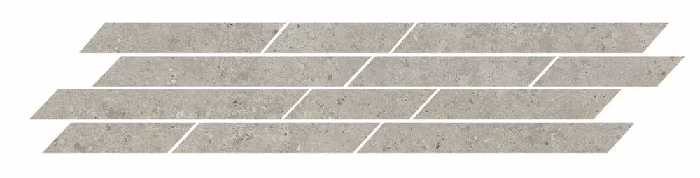 Мозаика T036/SG6537 Риккарди мозаичный серый светлый матовый 46,8x9,8