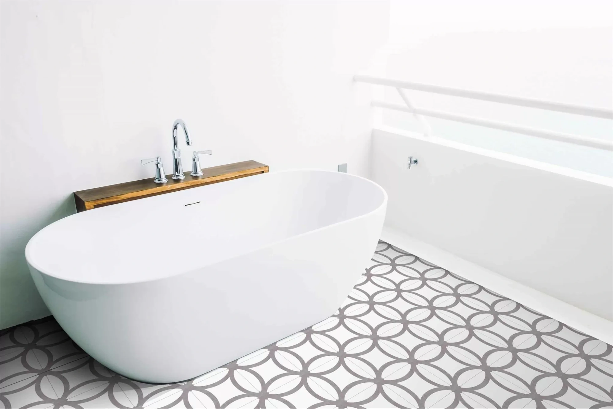 Керамогранит District Circles Silver Grey 20x20